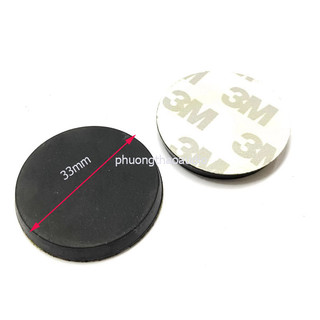 Set 4 Chân dính cao su 3M đường kính 33mm cao 5mm