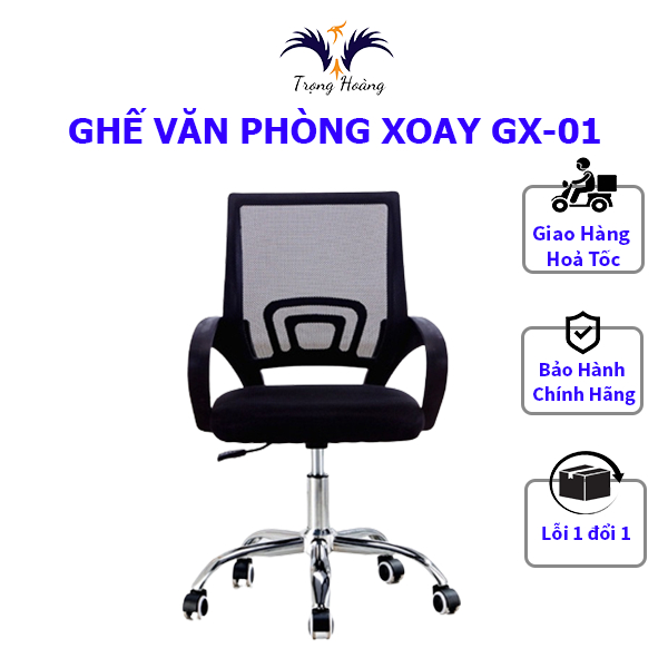 Ghế Văn Phòng Chân Xoay Lưng Lưới GX-01 Siêu Tiện Ích | BigBuy360 - bigbuy360.vn
