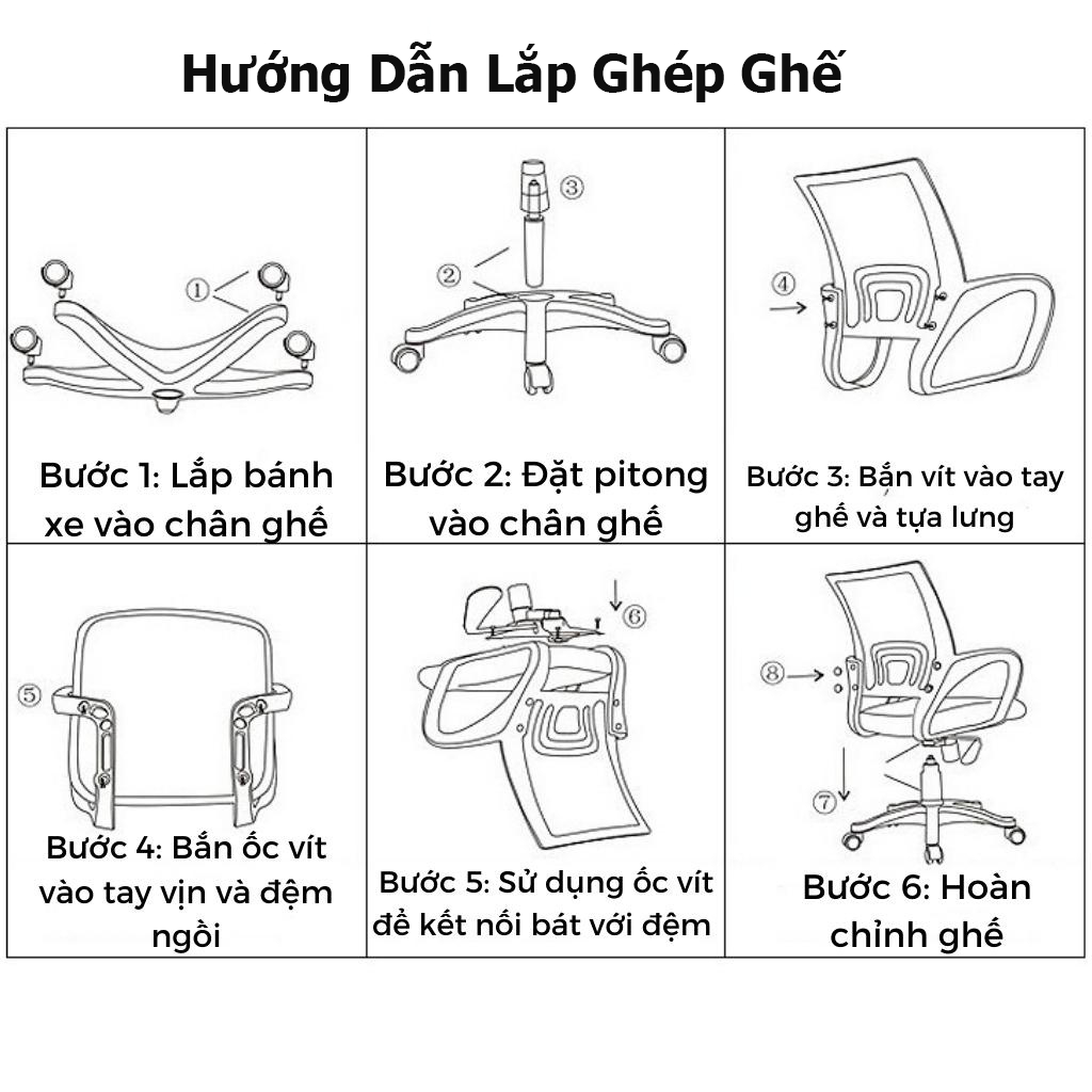 Ghế Văn Phòng Chân Xoay Lưng Lưới GX-01 Siêu Tiện Ích | BigBuy360 - bigbuy360.vn