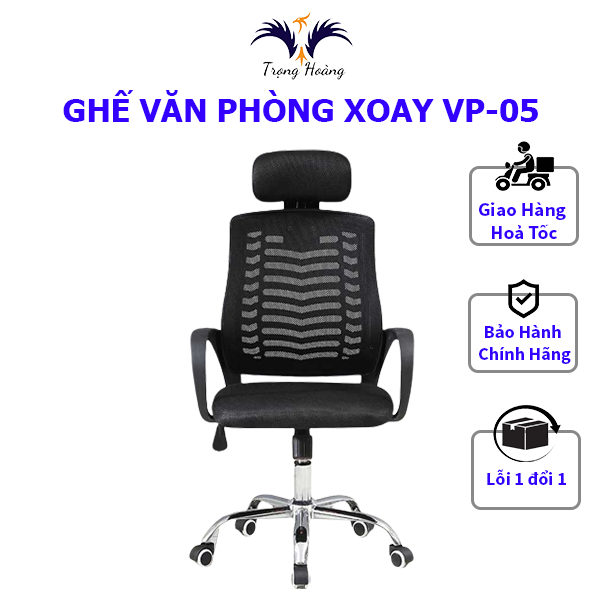 Ghế Xoay Văn Phòng Ngả Lưng Tựa Đầu Chân Xoay GX-05 Siêu Tiện Ích