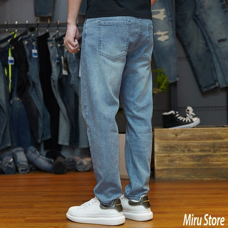 Quần jeans nam xanh , chất vải bò cao cấp mềm mịn hàng hottrens