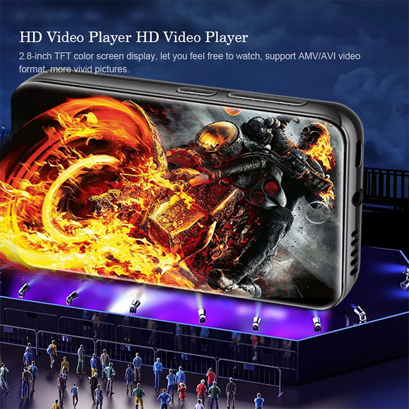 Ruizu M7 - Máy Nghe Nhạc, Xem Phim, Màn Hình Cảm Ứng, Bluetooth 5.0, Hỗ Trợ Loa Ngoài