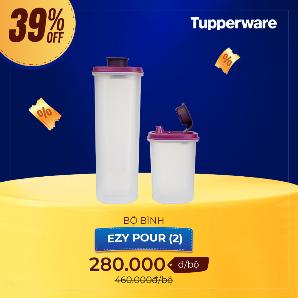 Bộ bình Tupperware Ezy Pour (2)