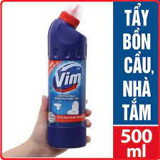 Nước tẩy rửa bồn cầu và nhà tắm Vim 500ml/880ml, Nước tẩy bồn cầu Vim hương chanh chai 500ml,750ml