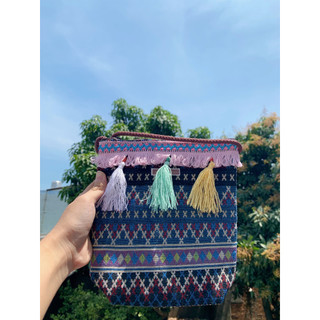 Túi đeo chéo thổ cẩm C/Doodeehandmade
