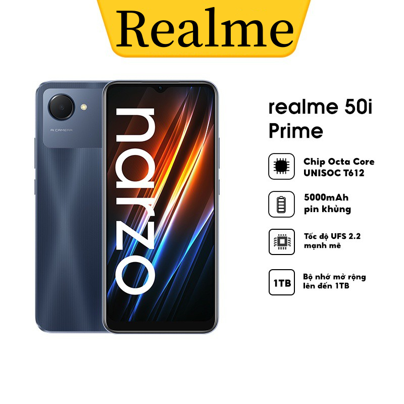 Điện thoại Realme Narzo 50i Prime