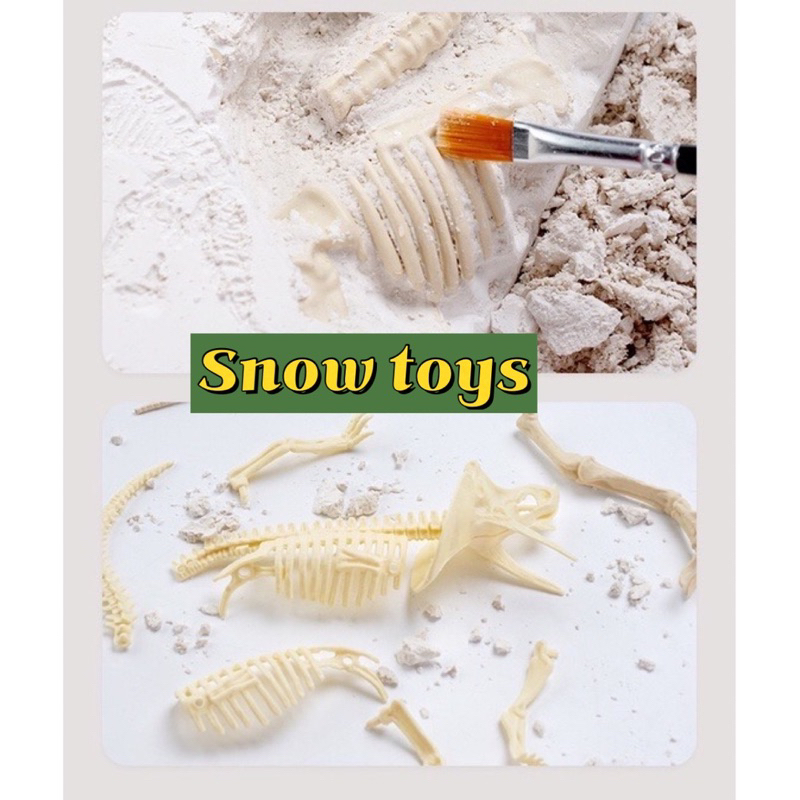 Trò chơi đào khủng long - Bộ đồ chơi khảo cổ học mini cho bé truy tìm hóa thạch kim cương đồ chơi thông minh trẻ em