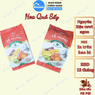 Hoa Qủa Sấy ❤️FREESHIP❤️ Củ quả trái cây sấy khô Huynh Đệ Tề Hùng HQT02 thơm ngon hấp dẫn gói 250g, 500g