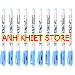 Bút gel xóa được mực xanh mazzic tp-gele01 ngòi 0.5mm