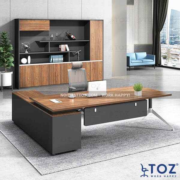 Bàn giám đốc TOZ Libra 1m8, bàn làm việc văn phòng chính hãng cao cấp LTP-03