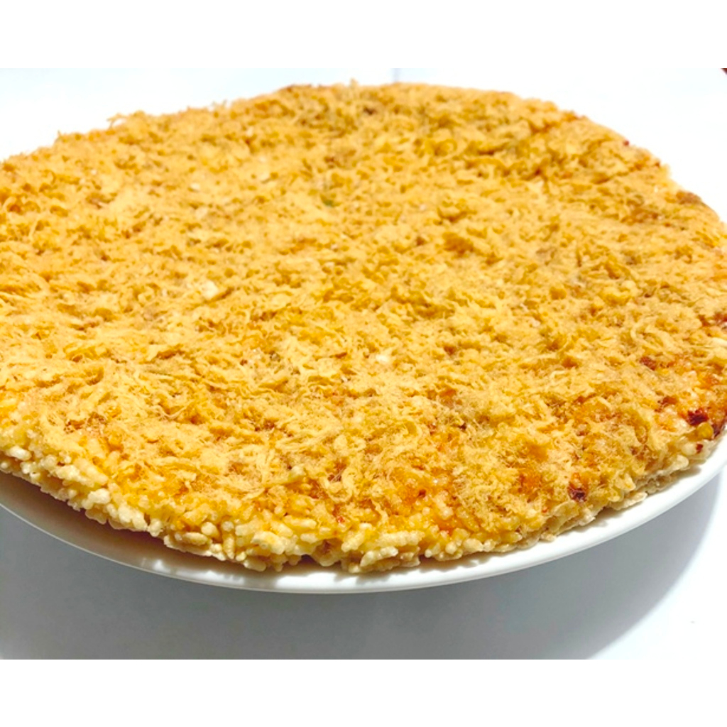 500gr cơm cháy chà bông Lày hòa _loại cơm tròn hạt gạo nhỏ giòn_kiểu đáy nồi truyền thống.