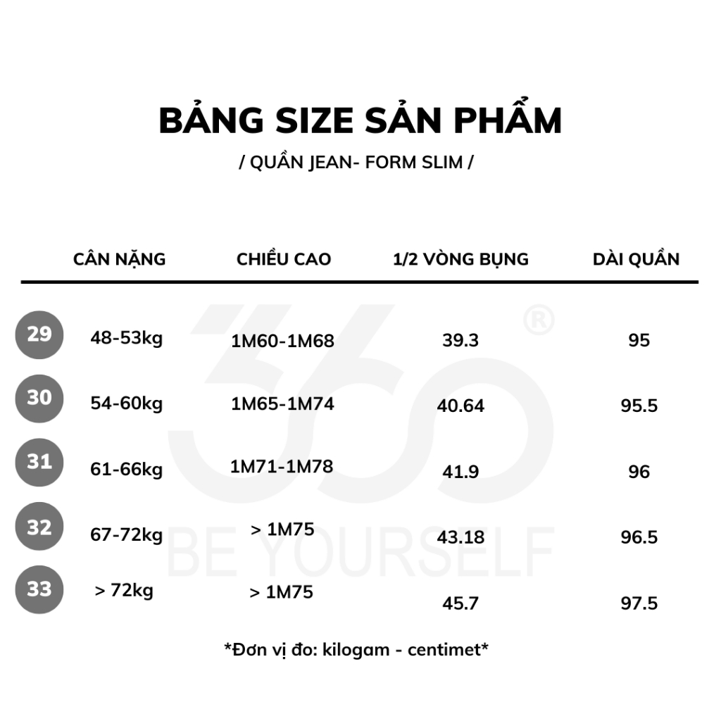 Quần jeans nam dáng dài trẻ trung thương hiệu 360 BOUTIQUE chất liệu cao cấp - QJDTK333