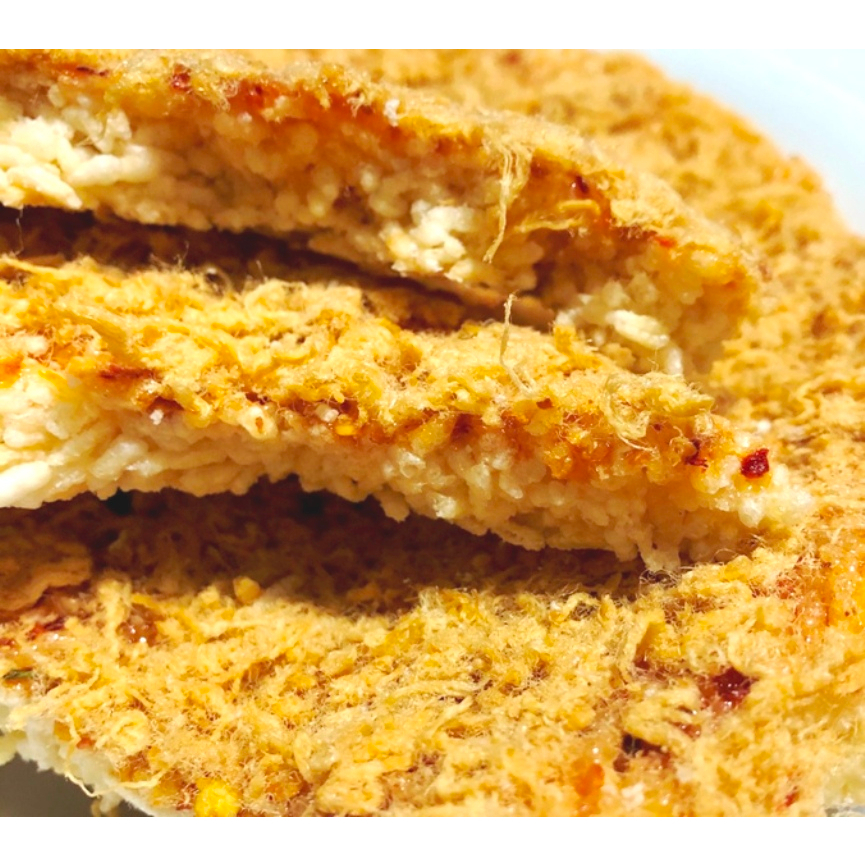 500gr cơm cháy chà bông Lày hòa _loại cơm tròn hạt gạo nhỏ giòn_kiểu đáy nồi truyền thống.