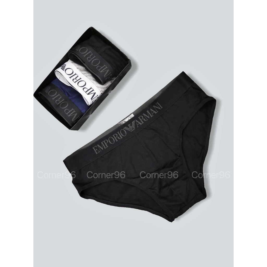 Quần Sịp Nam Tam Giác Quần Lót Nam Armani Cao Cấp Cotton Thấm Hút Co Giãn Thoải Mái