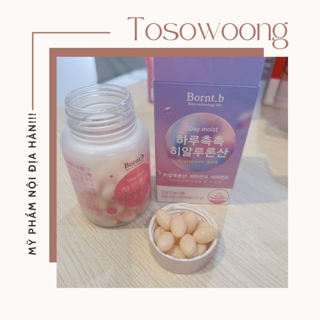 Cấp nước căng bóng trắng sáng Bornt.b Hàn Quốc