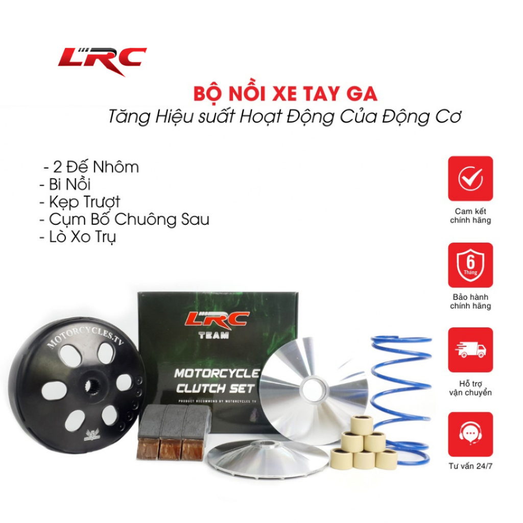 Nồi Tay Ga MotorcyclesTV - Tăng Công Suất, Giảm Tiếng Ồn, Vận Hành Êm Ái