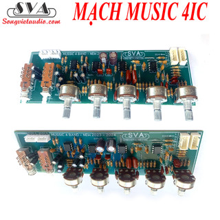 MẠCH MUSIC 4 IC - LOUNDNESS - KÈM DÂY