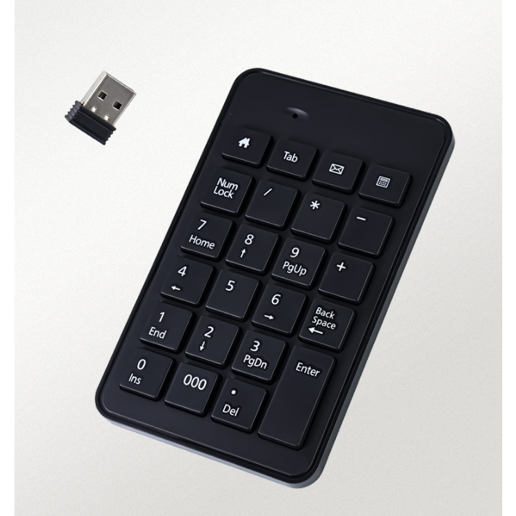 Bàn phím số phụ mini không dây wireless 23 phím