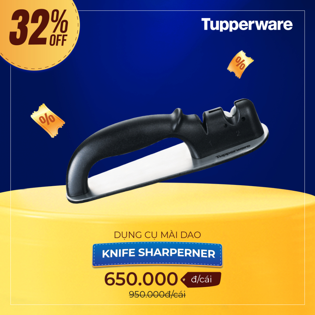Dụng cụ mài dao Tupperware Knife Sharpener