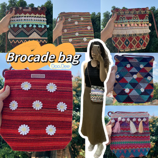Túi thổ cẩm đeo chéo B/Túi đeo chéo/Doodee handmade