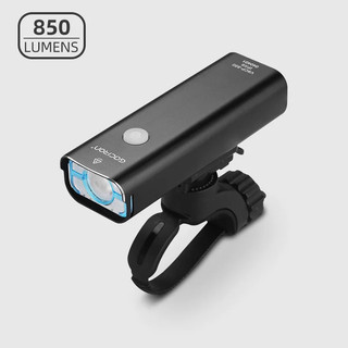Đèn trước xe đạp 850lumens gaciron sạc usb chống nước