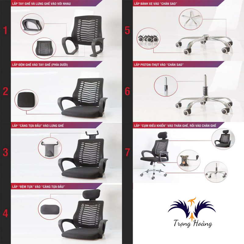 Ghế Xoay Văn Phòng Ngả Lưng Tựa Đầu Chân Xoay GX-05 Siêu Tiện Ích | BigBuy360 - bigbuy360.vn