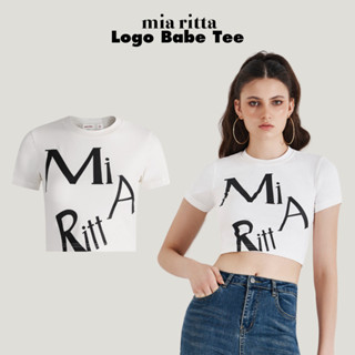 Áo croptop Rita babe Tee by Mia Ritta A2157 - Áo thun croptop cộc tay in Logo