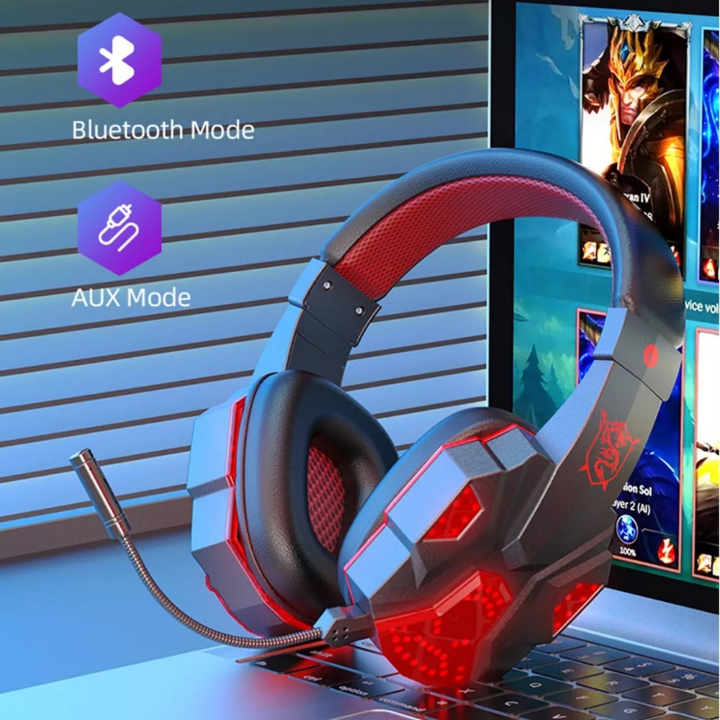 ( Tặng cáp 3.5mm ) Tai nghe game thủ SY-T830 kết nối đồng thời Bluetooth và cổng 3.5mm