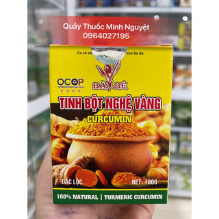Tinh bột nghệ vàng Curcumin Bà Bé 100g