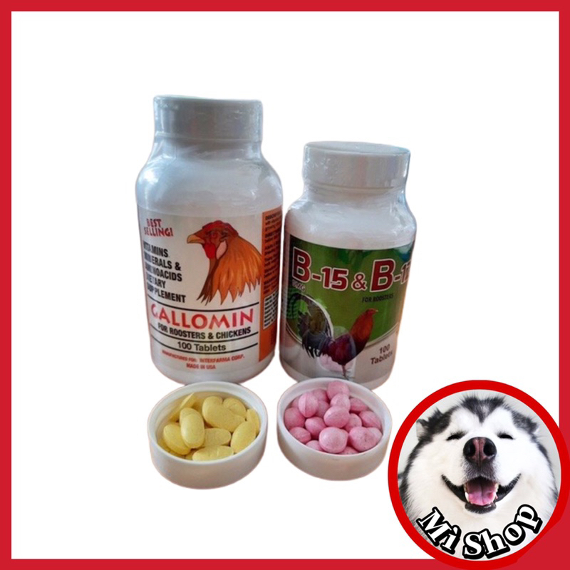 COMBO Gallomin + B15&B12 Thuố.c nuôi gà chế độ đá Bán chạy nhất