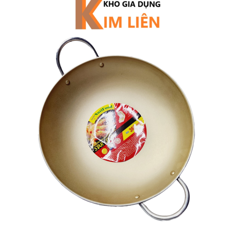 Chảo bầu 2 quai STAR COOK chống dính cao cấp 34x7.5cm