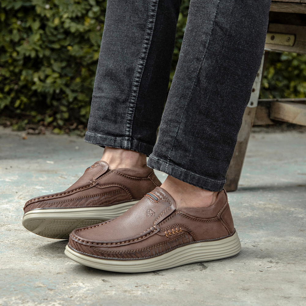 Giày da nam MULGATI Leather Driving da bò cao cấp mũi viền - 203127