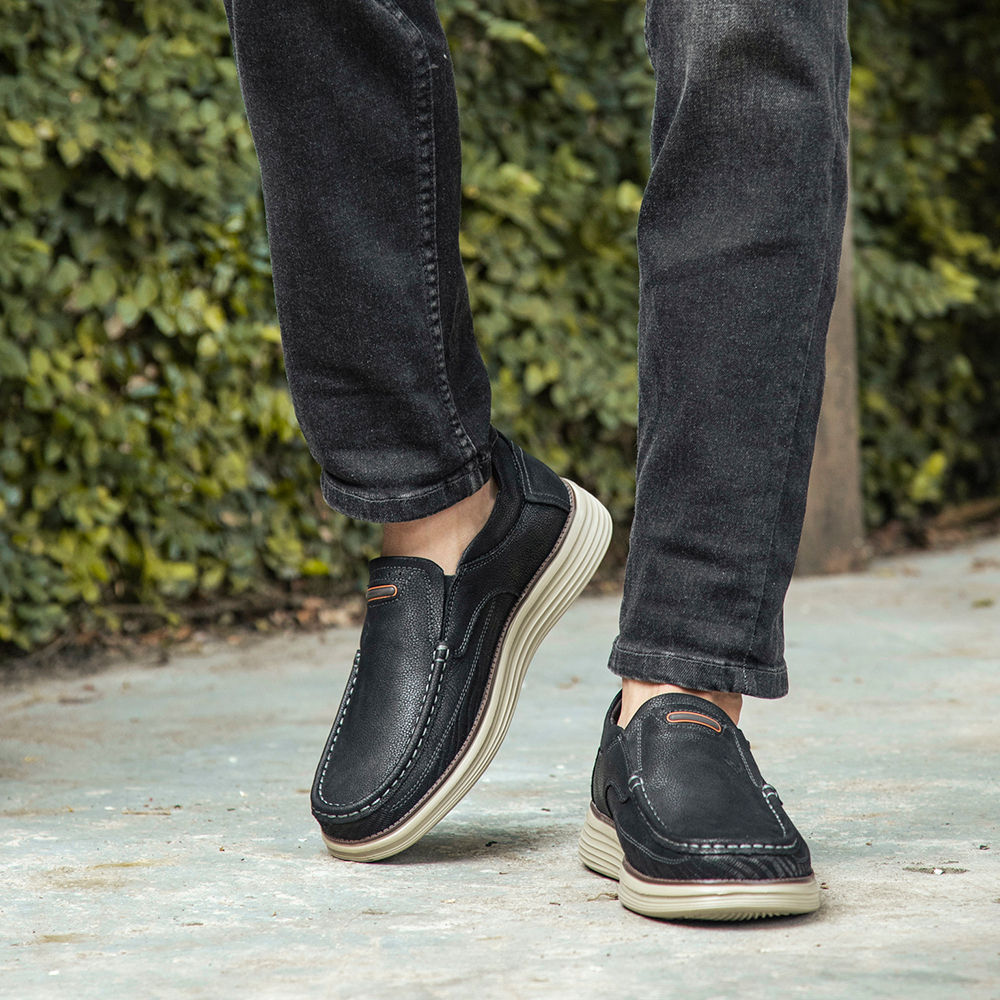 Giày da nam MULGATI Leather Driving da bò cao cấp mũi viền - 203127