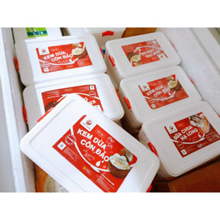 Kem Dừa Côn Đảo Hộp 2kg Cực Ngon