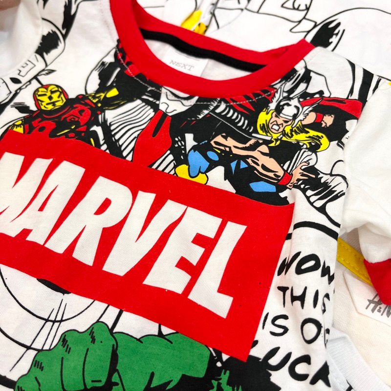 Bộ thun cộc tay NEXT. Marvel cho bé trai - SH24