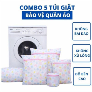 Set 5 Túi Lưới Giặt Đồ Đủ Kích Cỡ