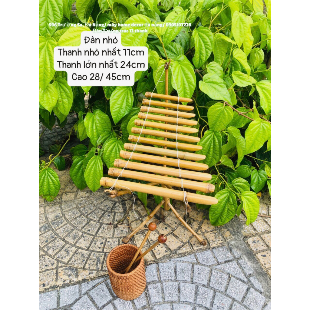 Đàn T'rưng 13 Thanh Âm Làm Từ Tre Trúc - Nhạc Cụ Dân Tộc Độc Đáo