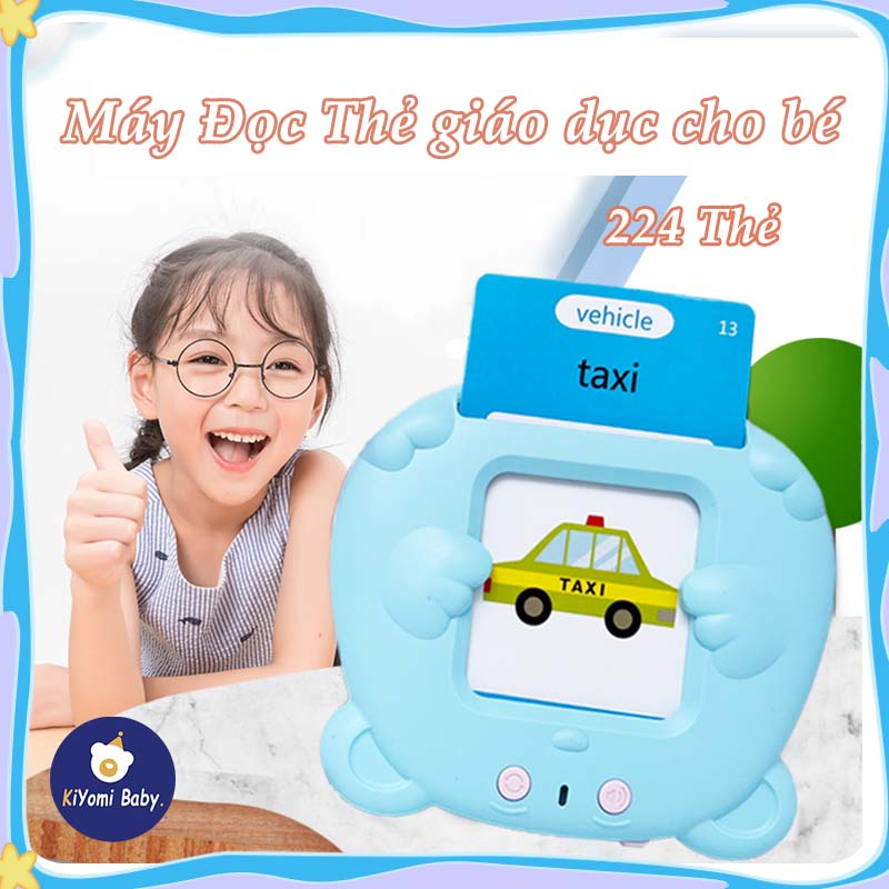 224 Thẻ Máy Đọc Thẻ Máy Học Tiếng Anh Đồ Chơi Giáo Dục Thông Minh Cho Bé