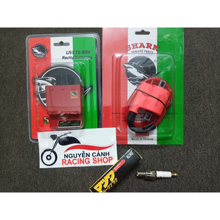 Mobin shark+ ic shark+ bugi 3 chấu gắn xe sirius=combo 3 món