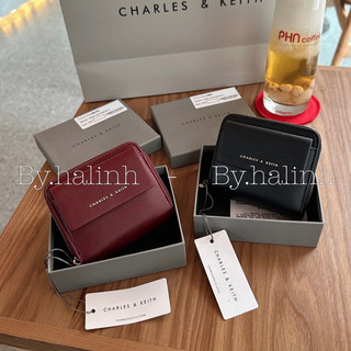 Full Box - Loại 1 Ví Ck Nắp Gập Có Hộp Da Mịn Xuất Xịn