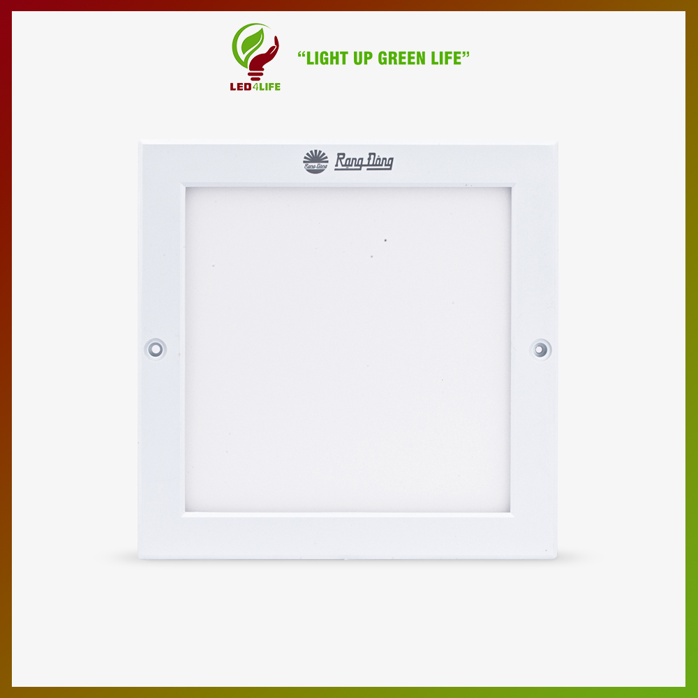 Đèn LED Ốp Trần Rạng Đông D LN10 18W - 220x220mm, Kiểu Dáng Hàn Quốc, ChipLED Samsung