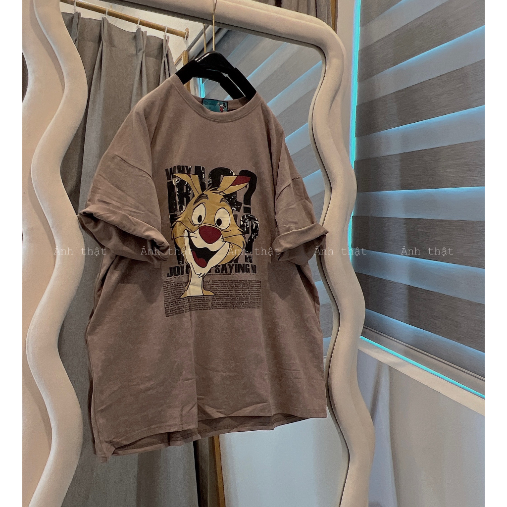 Áo Phong Loang 3158 Hihf tHỏ Chất Thun Giặt Dáng Rộng Tay Lỡ Nam Nữ Unisex - Áo Thun Ngắn Tay Bigsize