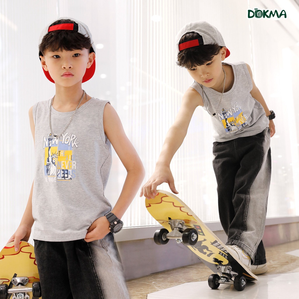 Dokma_ Áo ba lỗ bé trai DA1508 12-25kg