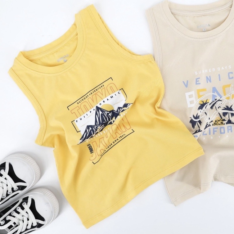 Dokma_ Áo ba lỗ bé trai DA1508 12-25kg