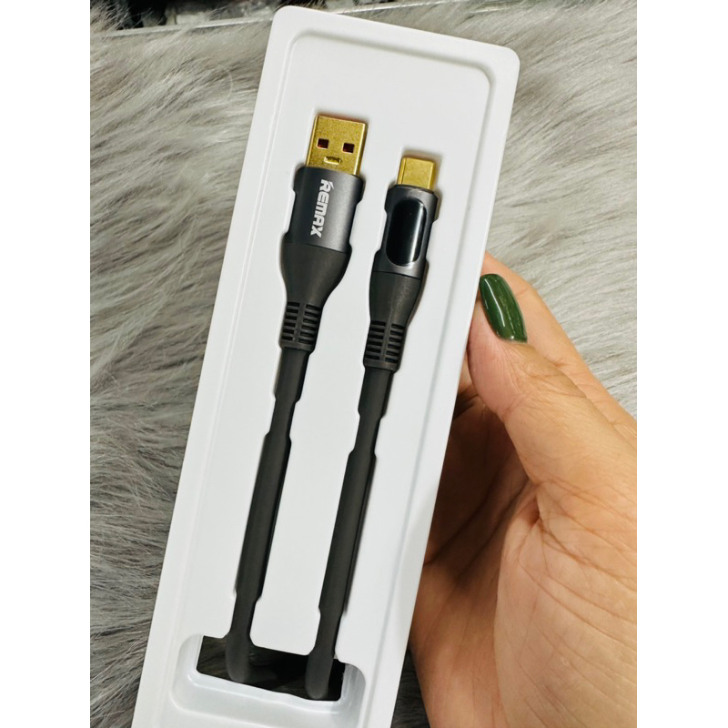 Cáp Sạc Nhanh 66w Mẩu Mới Có Led Báo Wach RC-C030 Chiều Dài Dây 1m