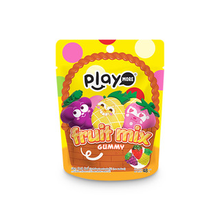 Kẹo dẻo trái cây hỗn hợp Playmore 48g