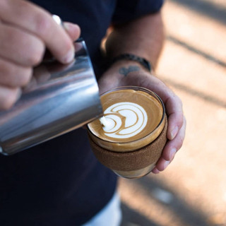 Ly thủy tinh KeepCup Cork LATTE Reusable Cup