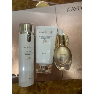 Combo 3 món lẻ toner, sữa rửa mặt, serum bộ kayoko 6 plus