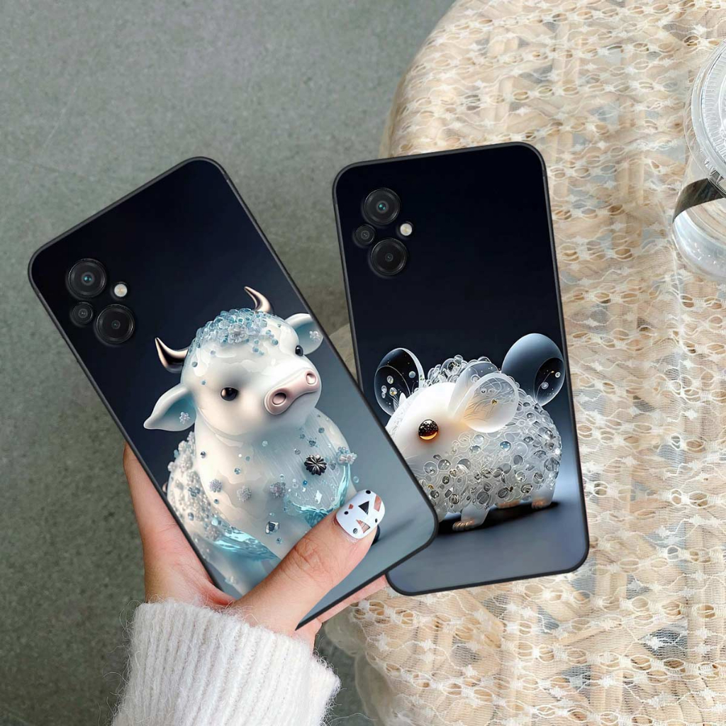 Ốp lưng Xiaomi Poco M5 4G hình 12 con giáp cute dễ thương, rẻ bền đẹp