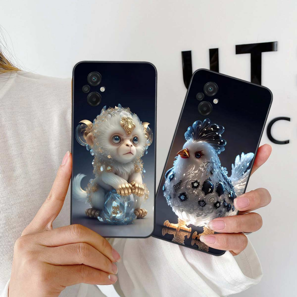 Ốp lưng Xiaomi Poco M5 4G hình 12 con giáp cute dễ thương, rẻ bền đẹp